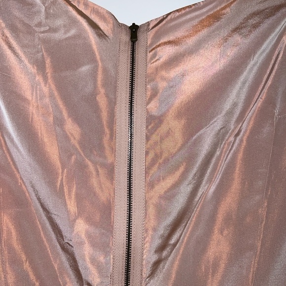 Dice Kayek Light Pink Midi Designer Dress Size 42 Feminine Demure Coquette Silk - Picture 11 of 11